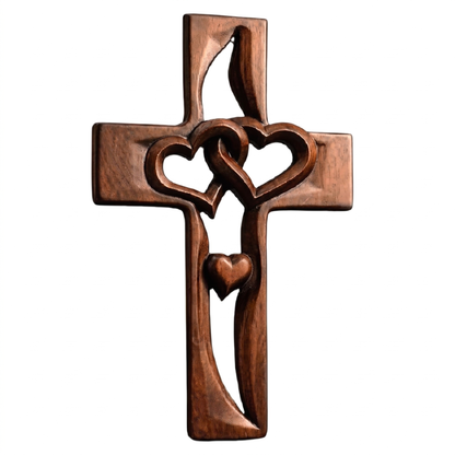 Handcrafted Wood Cross by Sarah