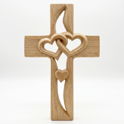 Handcrafted Wood Cross by Sarah